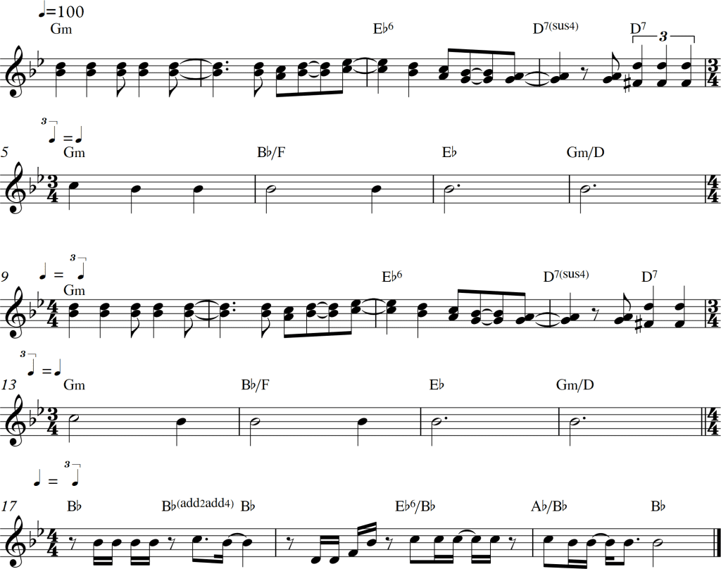 We can work it out (Piano Arrangement) - Metric Modulation