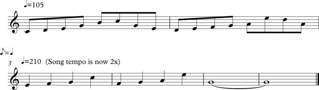 Metric Modulation