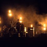 photo of band playing on stage
