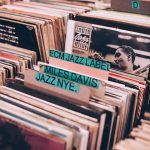 assorted-title of vinyl records